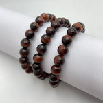 RED TIGER EYE BRACELET - 8MM