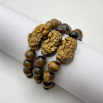 YELLOW TIGER EYE PIXIU BRACELET - 10MM