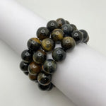 BLACK TIGER EYE BRACELET - 14MM