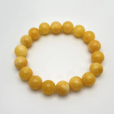 YELLOW AGATE BRACELET - 10MM