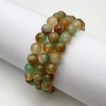 PEACOCK AGATE BRACELET - 8MM