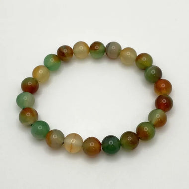 PEACOCK AGATE BRACELET - 8MM