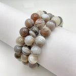 BOTSWANA AGATE BRACELET - 10MM