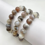 BOTSWANA AGATE BRACELET - 10MM