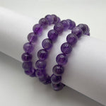 AMETHYST BRACELET - 8MM