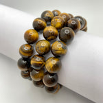 YELLOW TIGER EYE BRACELET - 12MM