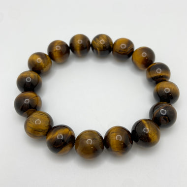 YELLOW TIGER EYE BRACELET - 12MM