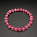 BRIGHT PINK CATS EYE - 8MM